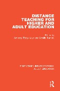 Cover-Bild zum Titel 'Distance Teaching For Higher and Adult Education' von ''