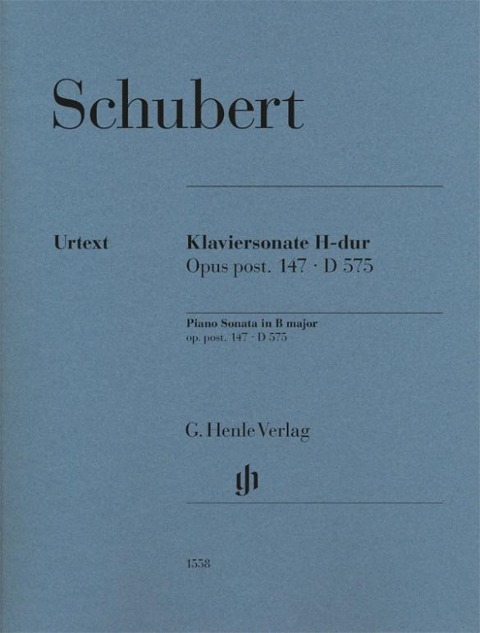 Franz Schubert - Klaviersonate H-dur op. post. 147 D 575 - Franz Schubert