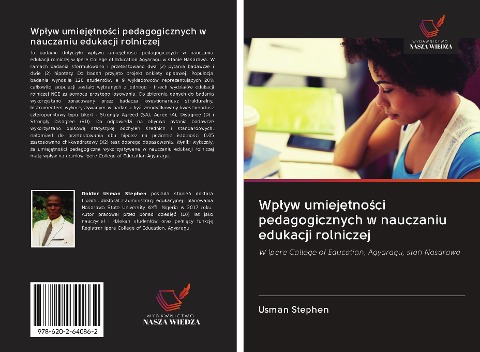 Wp¿yw umiej¿tno¿ci pedagogicznych w nauczaniu edukacji rolniczej - Usman Stephen