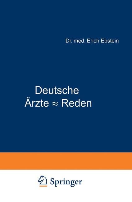 Deutsche Ärzte - Reden - Erich Ebstein