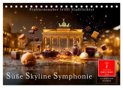 Cover-Bild zum Titel 'Süße Skyline Symphonie (Tischkalender 2026 DIN A5 quer), CALVENDO Monatskalender' von 'Peter Roder'