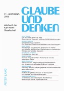 Cover-Bild zum Titel 'Glaube und Denken' von ''