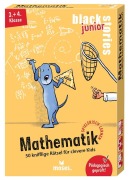 Cover-Bild zum Titel 'black stories junior Spielerisch lernen Mathe' von 'Andrea Köhrsen, Anja Wrede'