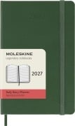 Cover-Bild zum Titel 'Moleskine 12 Monate Tageskalender 2027, Pocket/A6, 1 Tag = 1 Seite, Fester Einband, Myrtengrün' von ''
