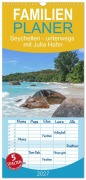 Cover-Bild zum Titel 'Familienplaner 2027 - Seychellen - unterwegs mit Julia Hahn mit 5 Spalten (Wandkalender, 21 x 45 cm) CALVENDO' von 'Julia Hahn'