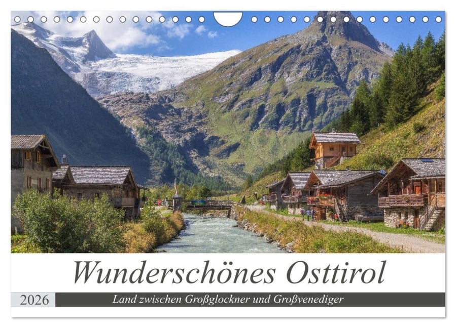 Wunderschönes Osttirol (Wandkalender 2026 DIN A4 quer), CALVENDO Monatskalender - Axel Matthies