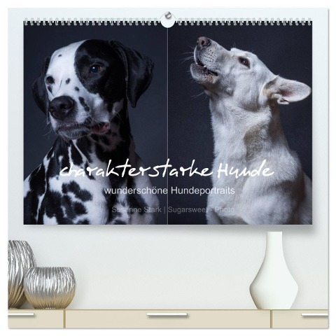 charakterstarke Hunde, wunderschöne Hundeportraits (hochwertiger Premium Wandkalender 2025 DIN A2 quer), Kunstdruck in Hochglanz - Susanne Stark Sugarsweet - Photo