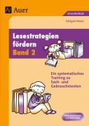 Cover-Bild zum Titel 'Lesestrategien fördern, Band 2' von 'Edelgard Moers'