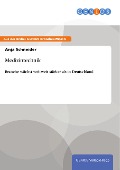 Cover-Bild zum Titel 'Medizintechnik' von 'Anja Schneider'
