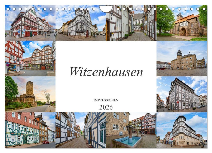 Witzenhausen Impressionen (Wandkalender 2026 DIN A4 quer), CALVENDO Monatskalender - Dirk Meutzner
