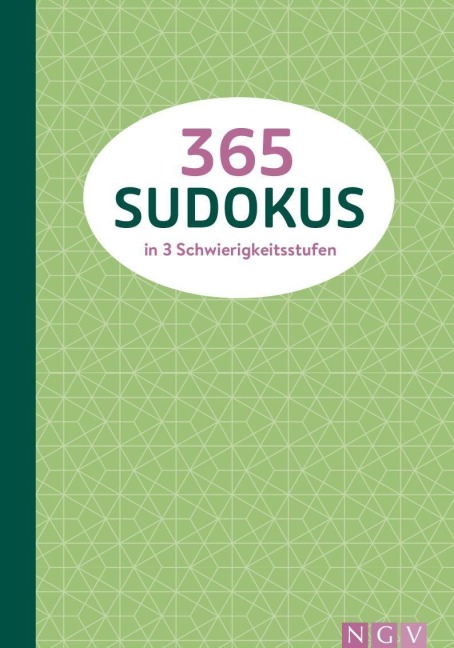 365 Sudokus in 3 Schwierigkeitsstufen - 