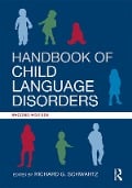 Cover-Bild zum Titel 'Handbook of Child Language Disorders' von ''