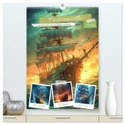 Cover-Bild zum Titel 'Piratenschiffe (hochwertiger Premium Wandkalender 2026 DIN A2 hoch), Kunstdruck in Hochglanz' von 'Steffen Gierok-Latnaik'