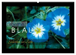 Goethes Blau. Gedanken zur Farbe (Wandkalender 2026 DIN A2 quer), CALVENDO Monatskalender - Lucy M. Laube
