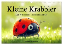 Cover-Bild zum Titel 'Kleine Krabbler - Der Whimsical - Insektenkalender (Wandkalender 2027 DIN A3 quer), CALVENDO Monatskalender' von 'Simone Wunderlich'