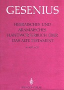 Cover-Bild zum Titel 'Hebräisches und Aramäisches Handwörterbuch über das Alte Testament' von 'Wilhelm Gesenius'