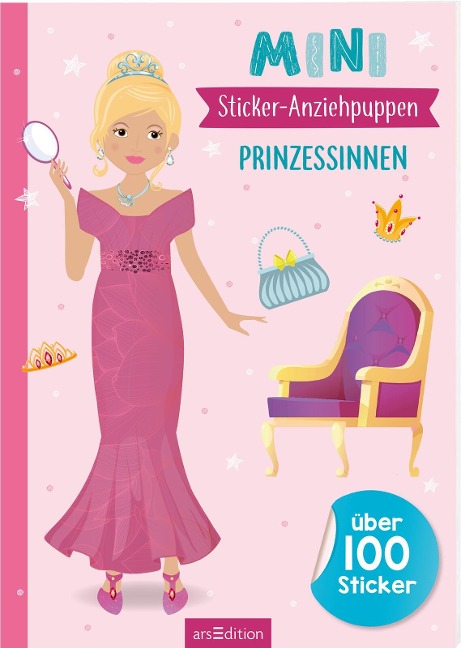 Mini-Sticker-Anziehpuppen - Prinzessinnen - 