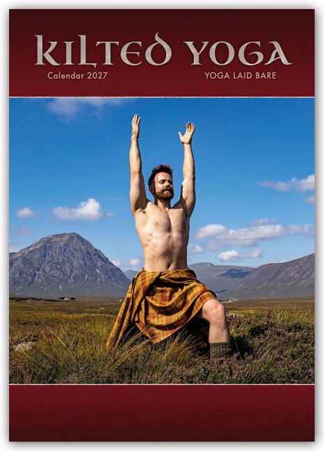 Kilted Yoga 2027 - A3-Posterkalender - Carousel