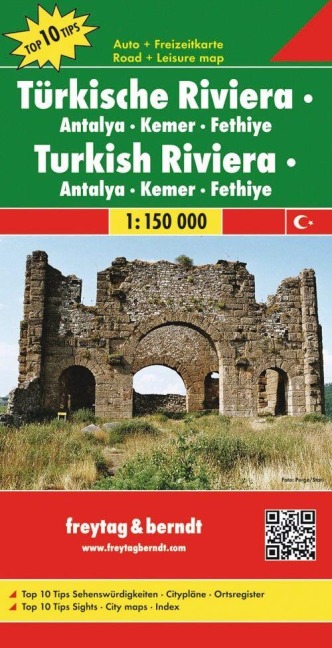 Türkische Riviera 1 : 150 000. Auto- und Freizeitkarte - 