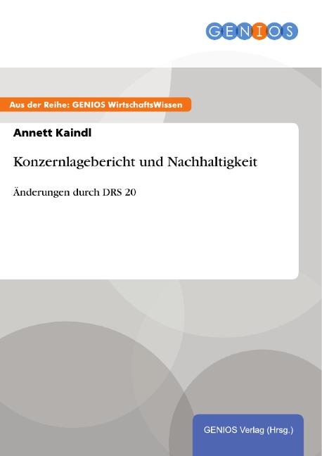 Konzernlagebericht und Nachhaltigkeit - Annett Kaindl