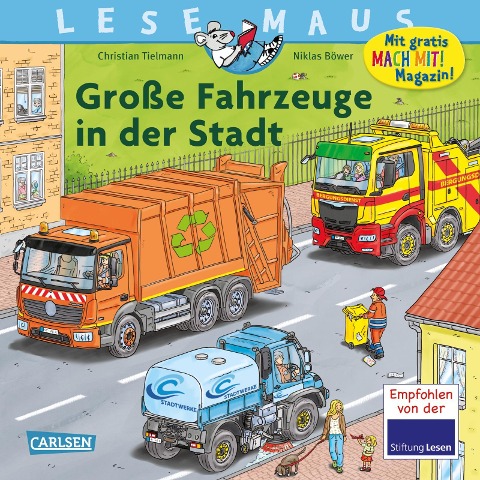 LESEMAUS 188: Große Fahrzeuge in der Stadt - Christian Tielmann