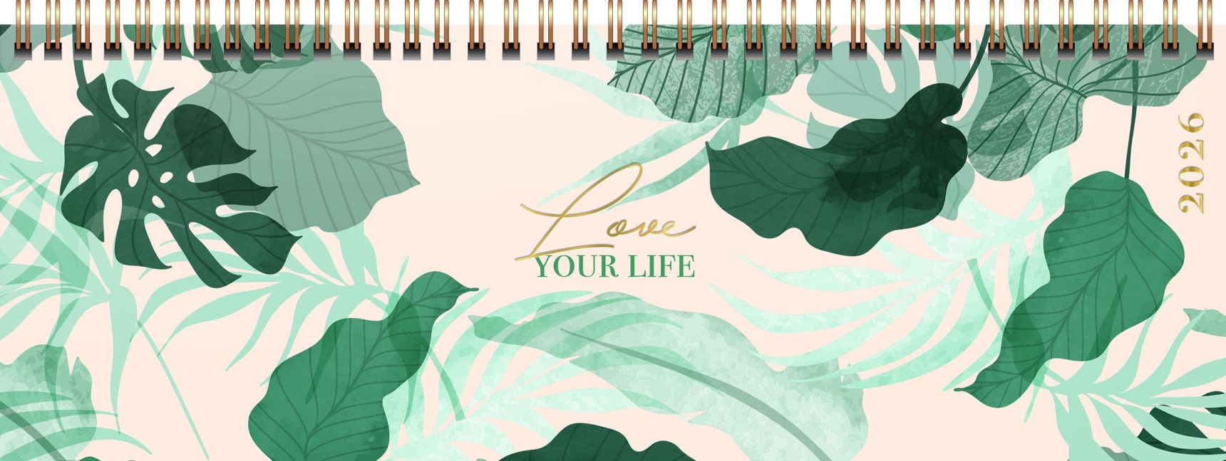 rido/idé 7036311026 | Querterminbuch Mod. Young Line 2026 "Love" | 297×105 mm, Papier - 