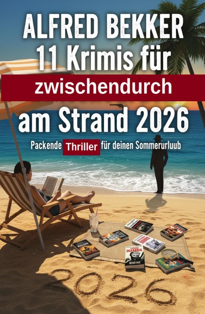 11 Krimis für zwischendurch am Strand 2026 - Alfred Bekker
