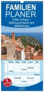 Cover-Bild zum Titel 'Familienplaner 2027 - Côte d'Azur - Sehnsuchtsort am Mittelmeer mit 5 Spalten (Wandkalender, 21 x 45 cm) CALVENDO' von 'Siegfried Kuttig'