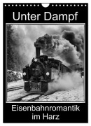 Cover-Bild zum Titel 'Unter Dampf. Eisenbahnromantik im Harz (Wandkalender 2026 DIN A4 hoch), CALVENDO Monatskalender' von 'Marion Maurer'