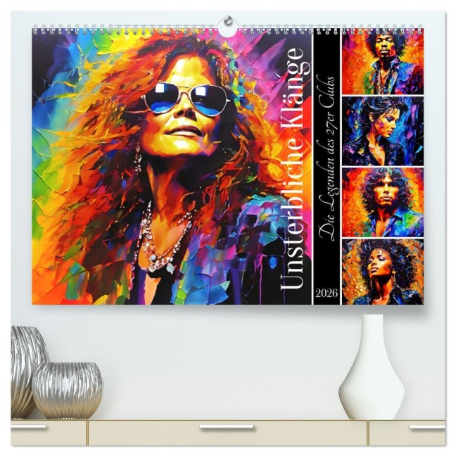 Unsterbliche Klänge (hochwertiger Premium Wandkalender 2026 DIN A2 quer), Kunstdruck in Hochglanz - Katharina Stachanczyk