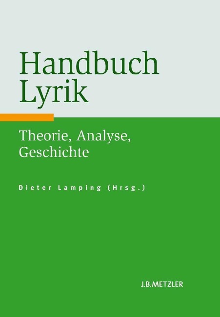 Handbuch Lyrik - 