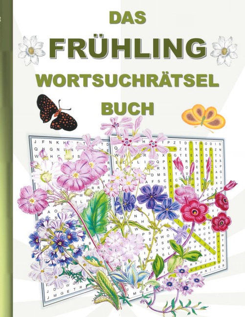 DAS FRÜHLING WORTSUCHRÄTSEL BUCH - Brian Gagg