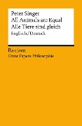 Cover-Bild zum Titel 'All Animals are Equal / Alle Tiere sind gleich' von 'Peter Singer'