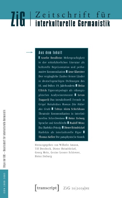 Zeitschrift für interkulturelle Germanistik - 