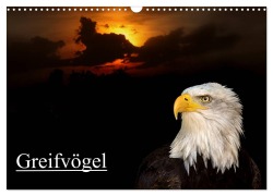 Cover-Bild zum Titel 'Greifvögel (Wandkalender 2026 DIN A3 quer), CALVENDO Monatskalender' von 'Arno Klatt'