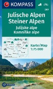Cover-Bild zum Titel 'KOMPASS Wanderkarte 2801 Julische Alpen/Julijske alpe, Steiner Alpen/Kamniske alpe 1:75.000' von ''