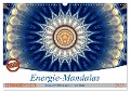 Energie-Mandalas in blau (Wandkalender 2025 DIN A3 quer), CALVENDO Monatskalender - Christine Bässler