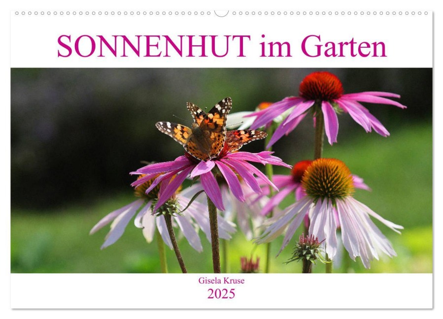 Sonnenhut im Garten (Wandkalender 2025 DIN A2 quer), CALVENDO Monatskalender - Gisela Kruse