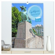 Cover-Bild zum Titel 'Ljubljana Sloweniens Hauptstadt (hochwertiger Premium Wandkalender 2026 DIN A2 hoch), Kunstdruck in Hochglanz' von 'Denise Graupner'
