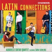 Cover-Bild zum Titel 'Latin Connections' von 'Sara Aquarelle Guitar Quartet/Dowling'