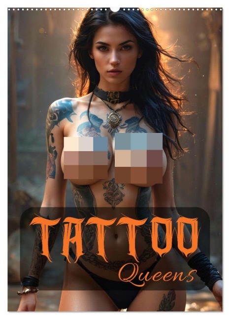 Tattoo Queens (Wandkalender 2026 DIN A2 hoch), CALVENDO Monatskalender - ShirtScene ShirtScene