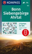 Cover-Bild zum Titel 'KOMPASS Wanderkarten-Set 822 Bonn, Siebengebirge, Ahrtal (2 Karten) 1:35.000' von ''