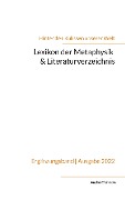 Cover-Bild zum Titel 'Lexikon der Metaphysik & Literaturverzeichnis' von 'André Chinnow'