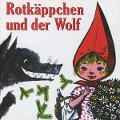 Cover-Bild zum Titel 'Rotkäppchen und der Wolf' von 'Märchen und Geschichten Lieder'