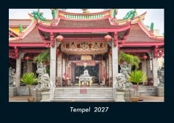 Cover-Bild zum Titel 'Tempel  2027 Fotokalender DIN A4' von 'Tobias Schmitt, Kevin Heber'