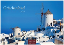 Cover-Bild zum Titel 'Griechenland Kalender 2026 - Wandkalender | Fotokalender Griechenland 35x50 cm - Traumhafte Aussichten Griechenlands - . mit beeindruckenden Fotos' von ''