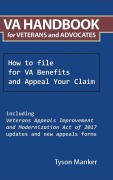 Cover-Bild zum Titel 'Va Handbook for Veterans and Advocates' von 'Tyson Manker'