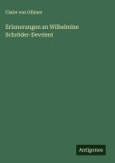 Cover-Bild zum Titel 'Erinnerungen an Wilhelmine Schröder-Devrient' von 'Claire Von Glümer'