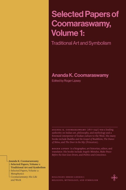 Selected Papers of Coomaraswamy, Volume 2 - Ananda K Coomaraswamy