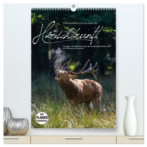 Emotionale Momente: Hirschbrunft (hochwertiger Premium Wandkalender 2024 DIN A2 hoch), Kunstdruck in Hochglanz - Ingo Gerlach GDT